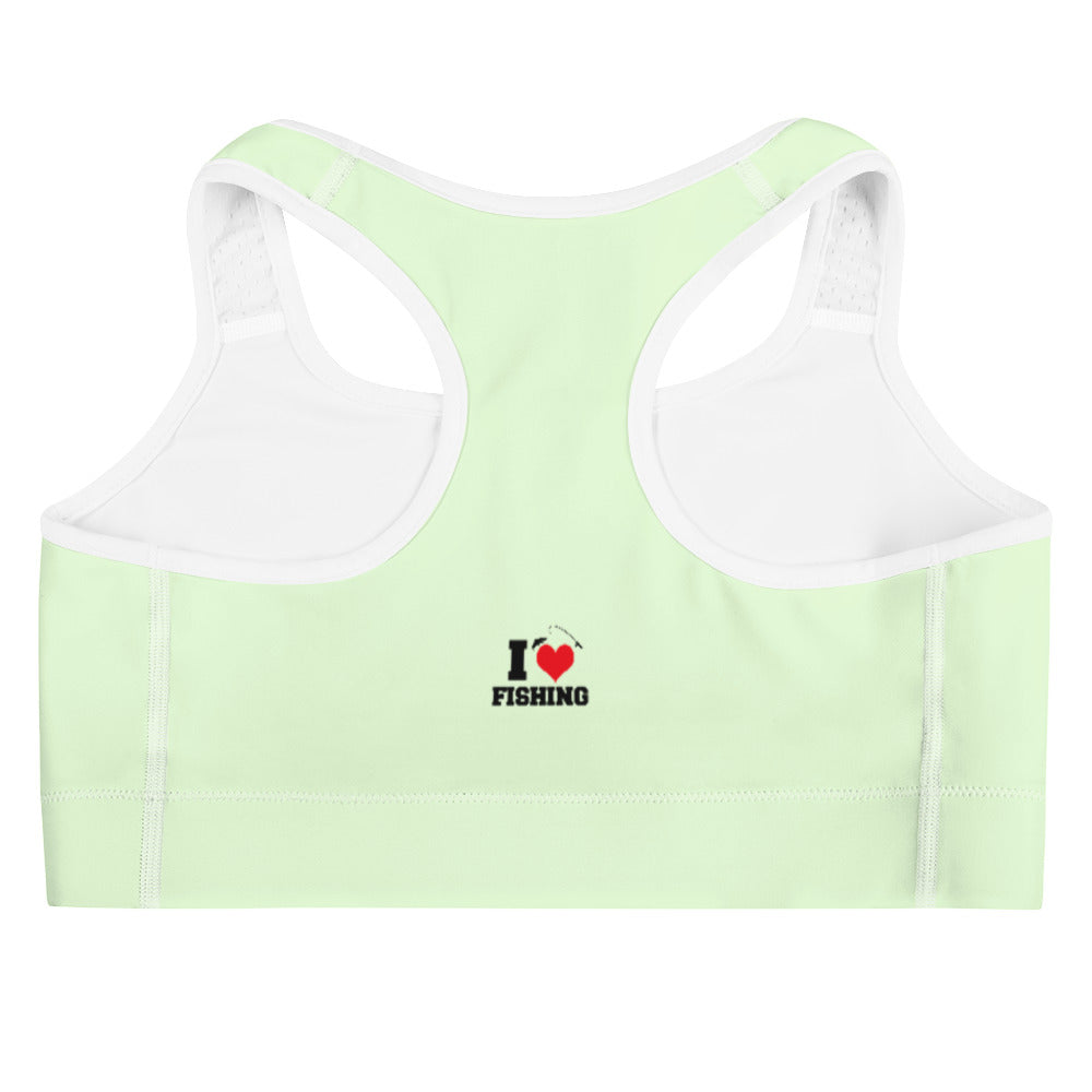 I LOVE FISHING - Sports bra