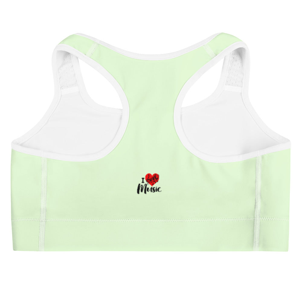 I LOVE MUSIC - Sports bra