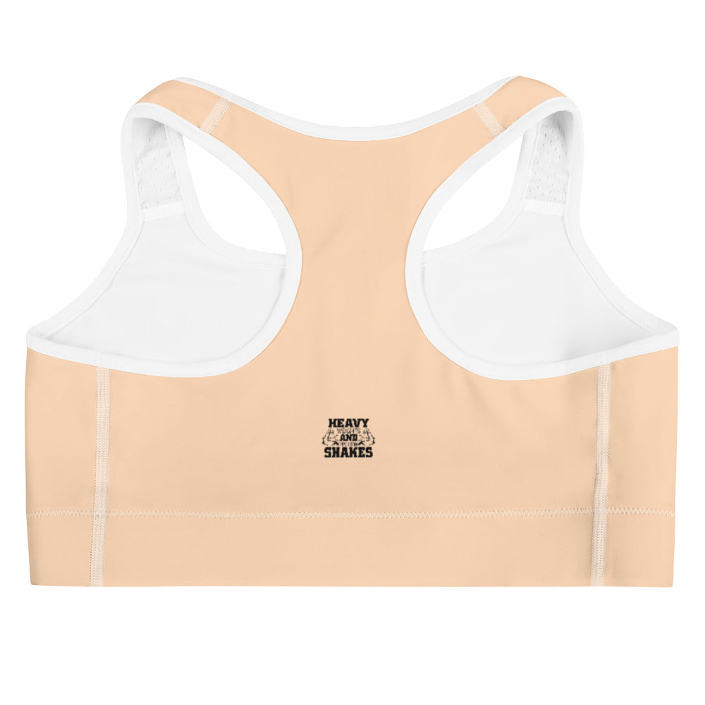 HEAVY WEIGHTS AND PROTEIN SHAKES - Sports bra