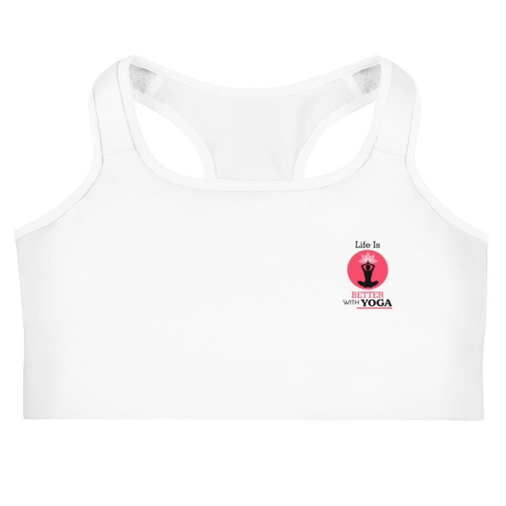 LIFE IS BETTER WITH YOGA - Sports bra