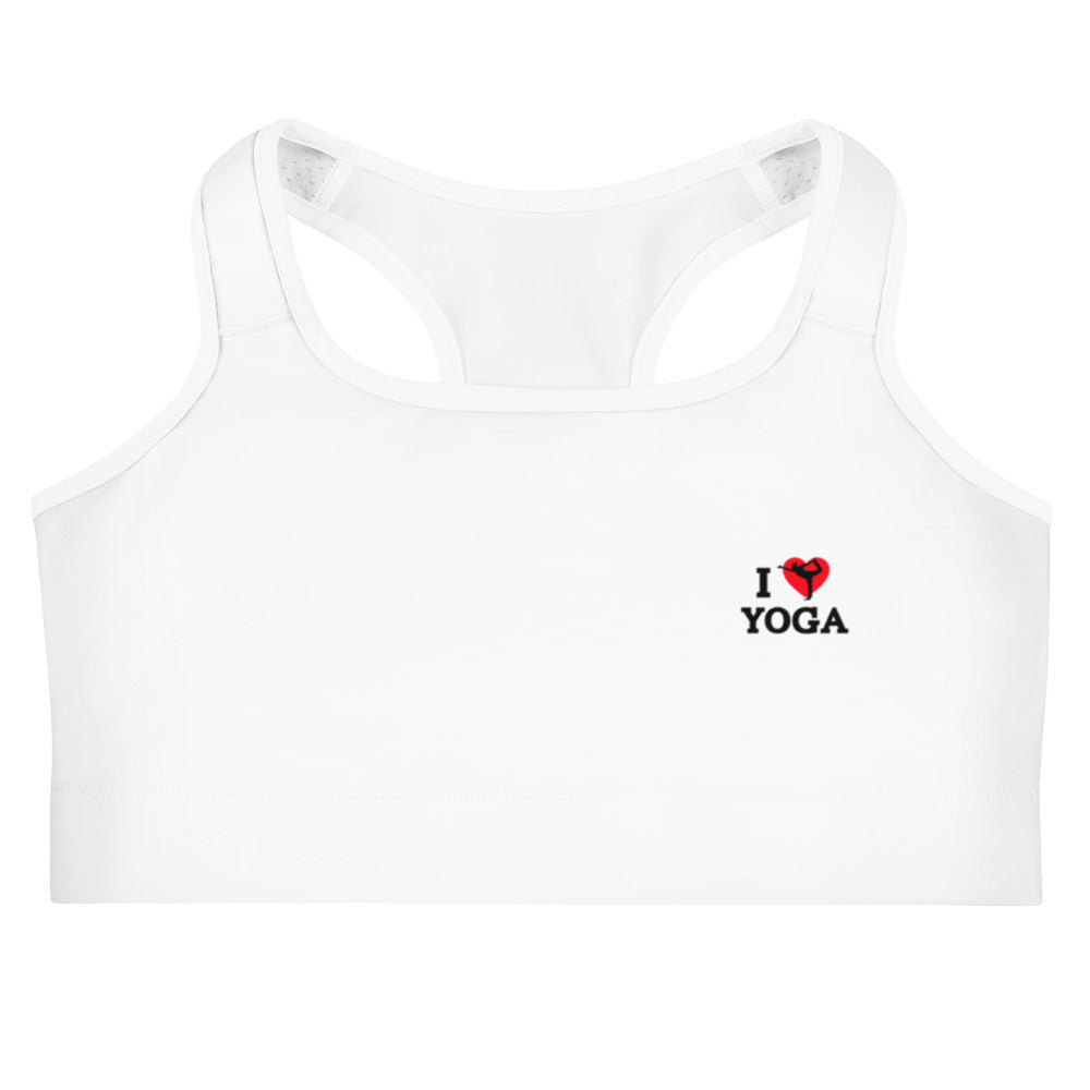 I LOVE YOGA - Sports bra