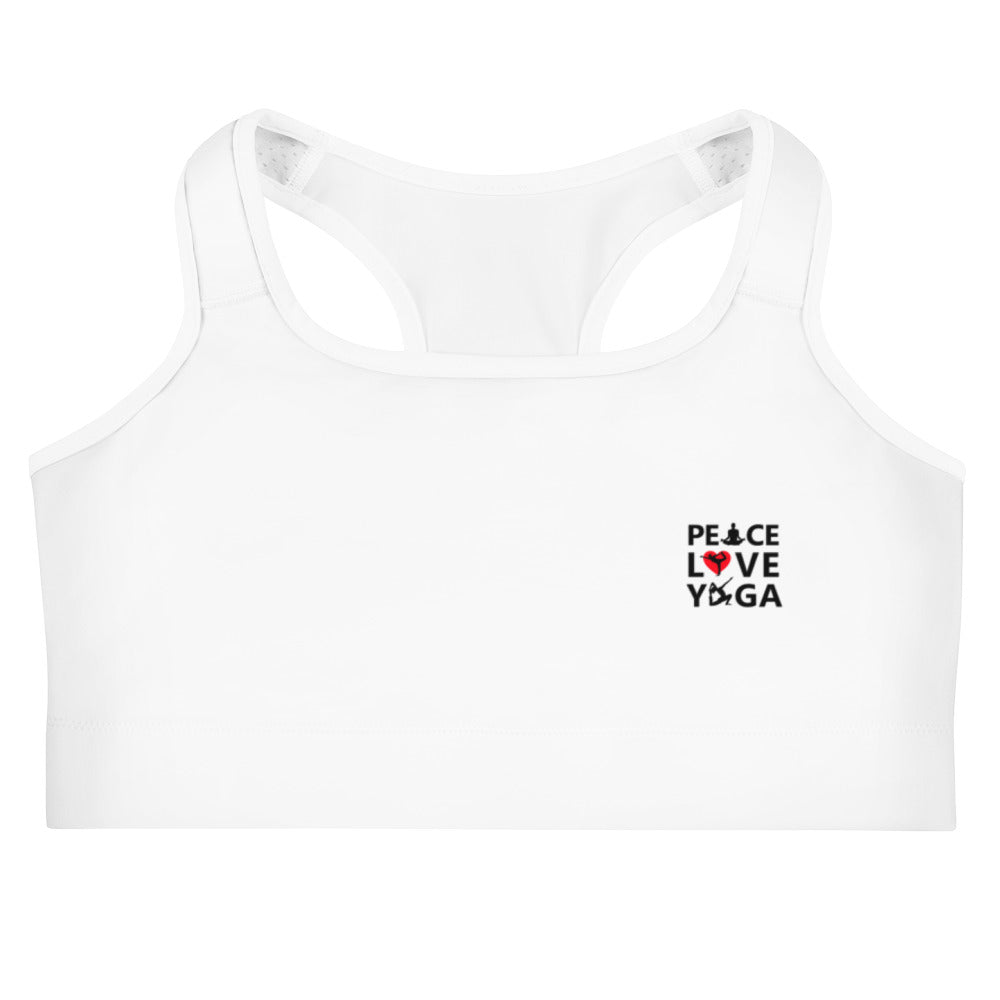 PEACE LOVE YOGA - Sports bra