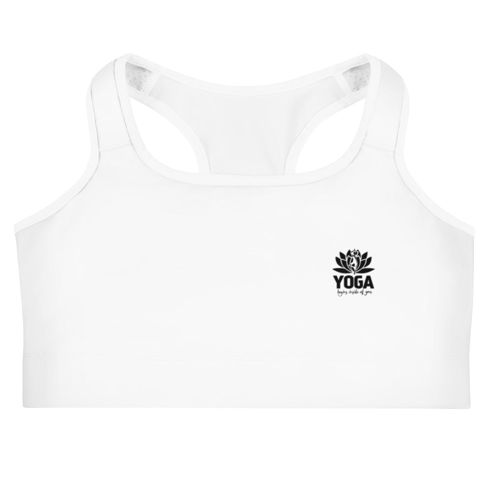 YOGA BEGINS INSIDE OF YOU - Sports bra