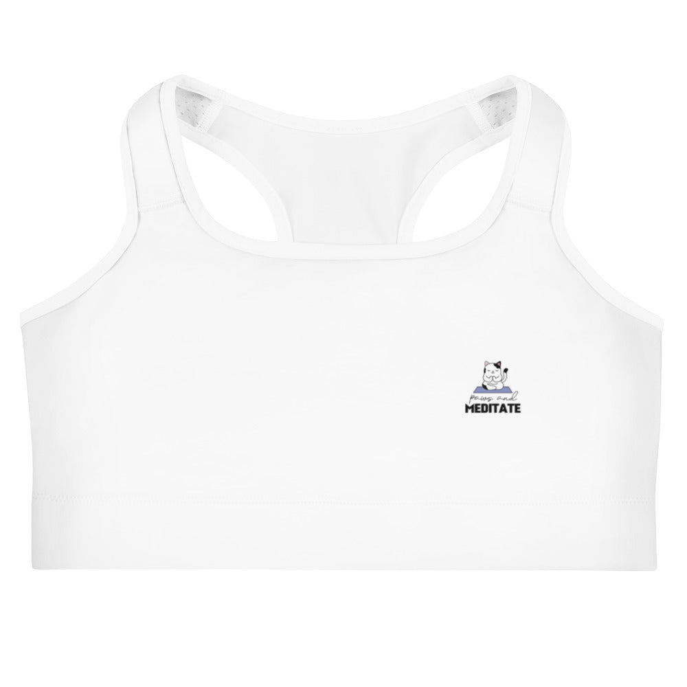 PAWS AND MEDITATE - Sports bra