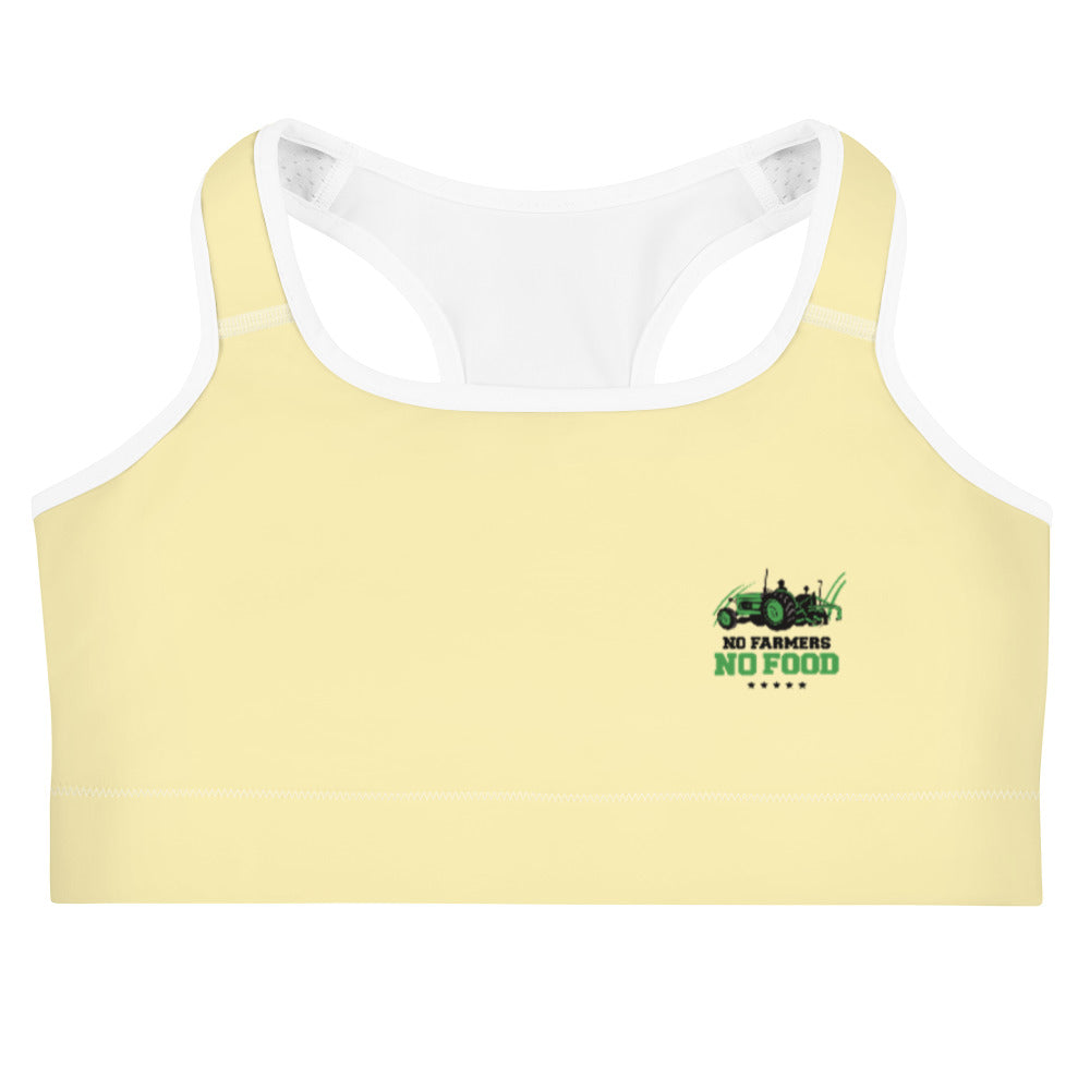 NO FARMERS NO FOOD - Sports bra