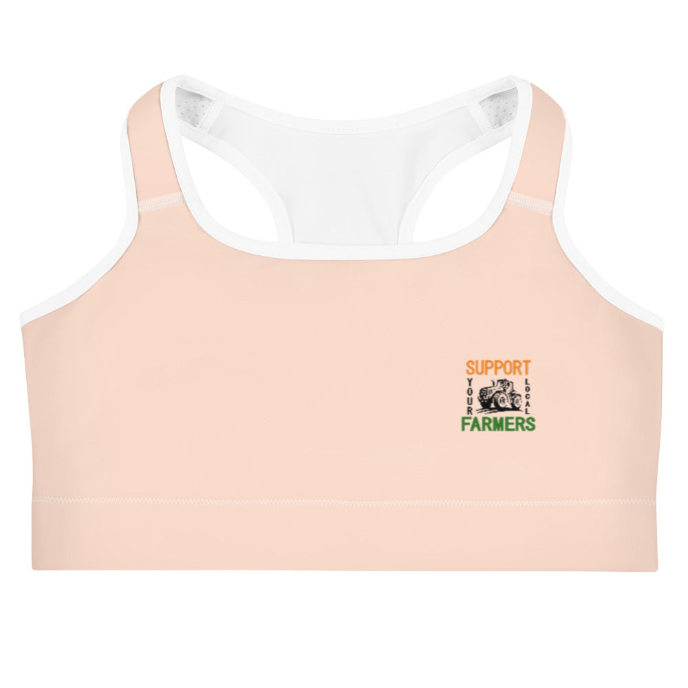 SUPPORT YOUR LOCAL FARMERS - Sports bra