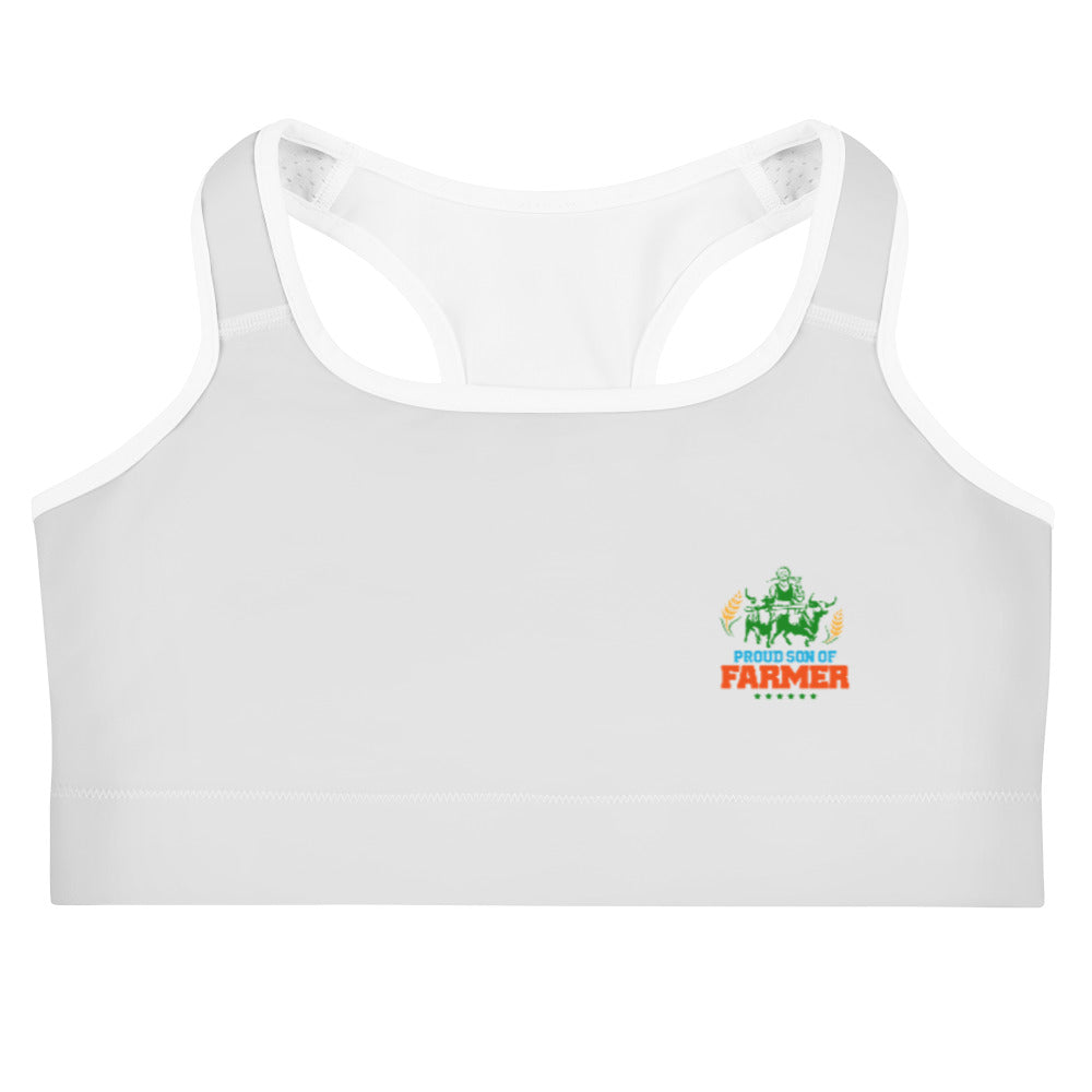 PROUD SON OF FARMER - Sports bra