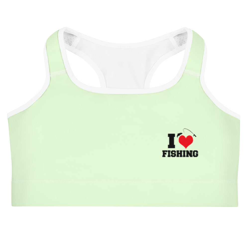 I LOVE FISHING - Sports bra