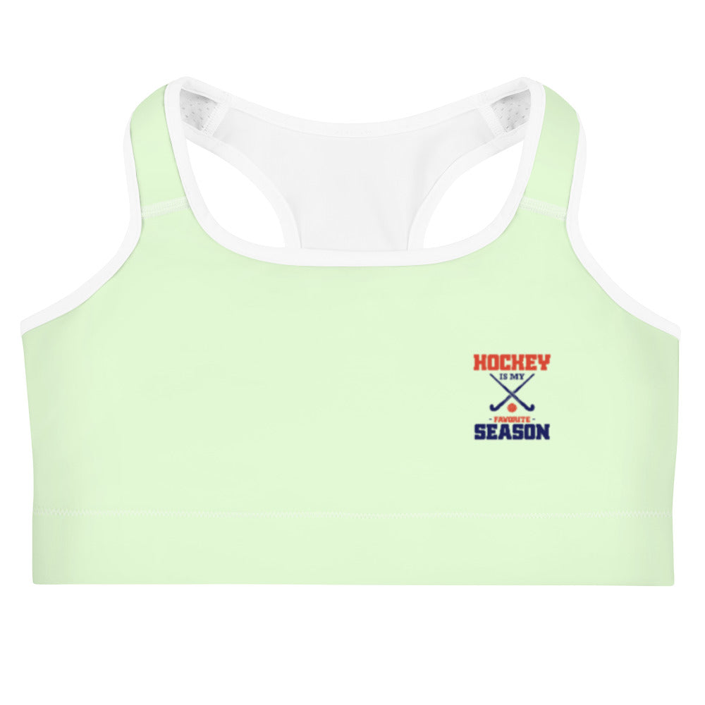 HOCKEY IS MY FAVORITE SEASON - Sports bra