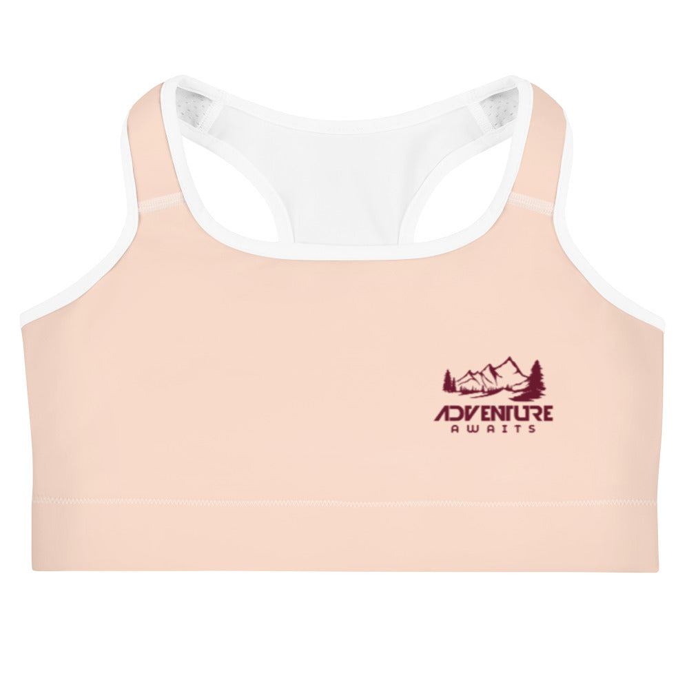 ADVENTURE AWAITS - Sports bra