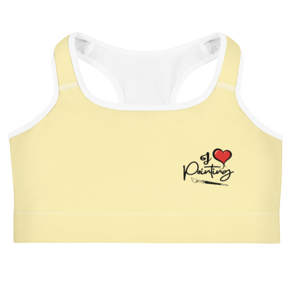 I LOVE PAINTING - Sports bra