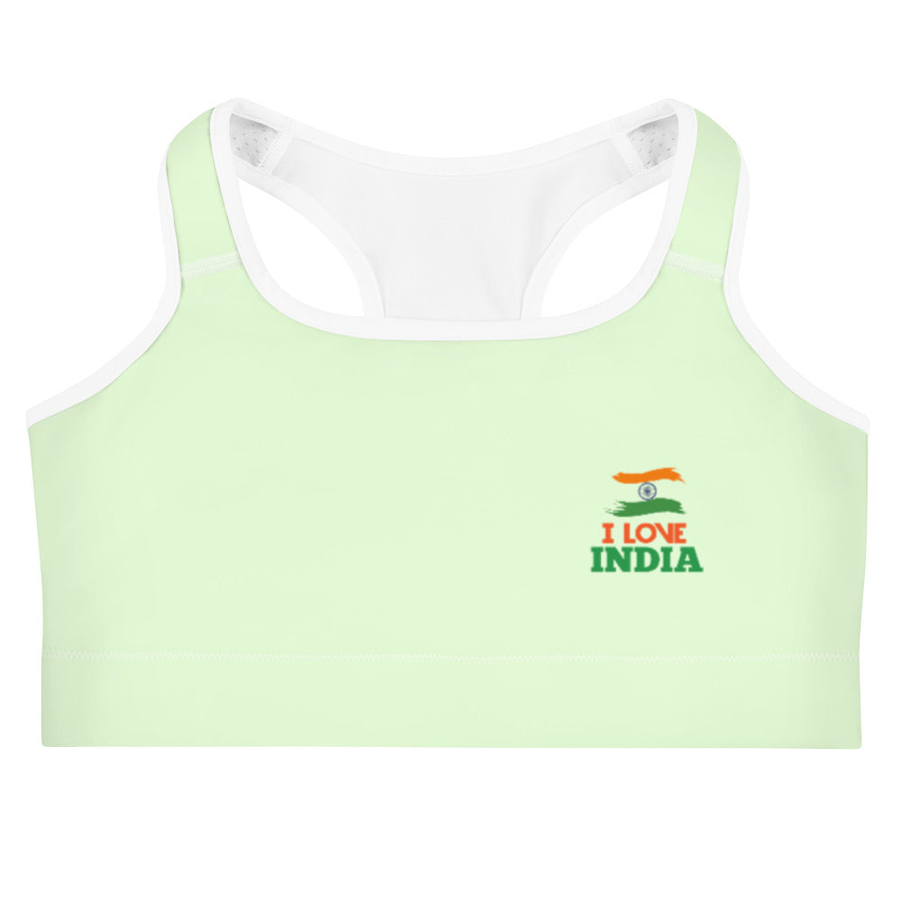 I LOVE INDIA - Sports bra