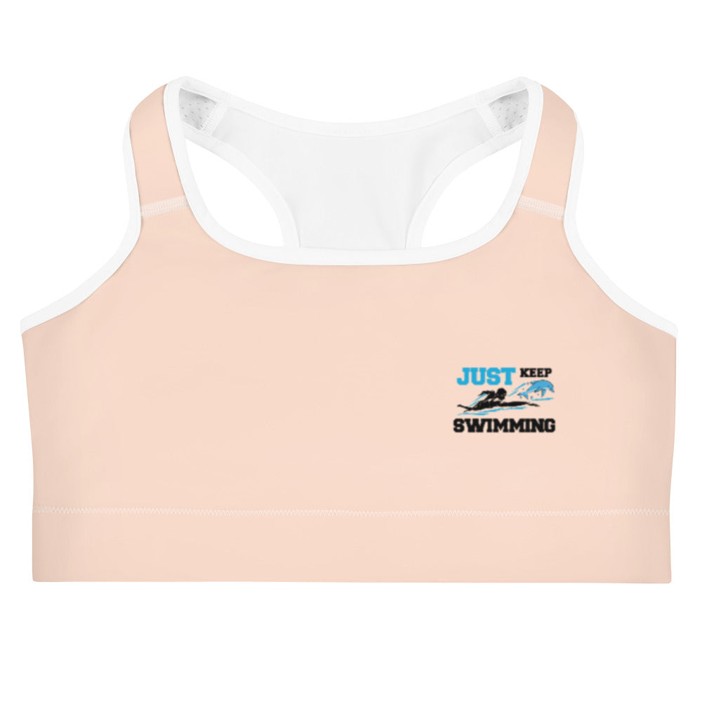 JUST KEEP SWIMMING - Sports bra