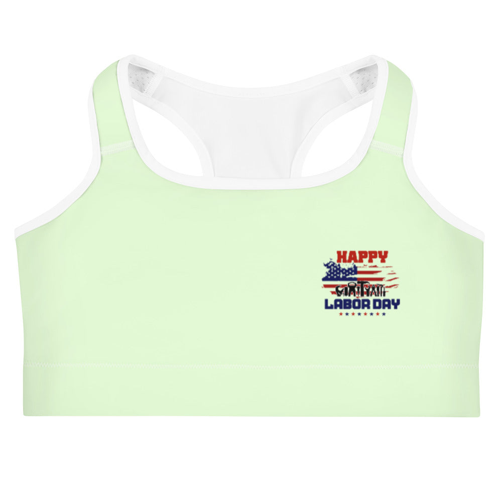 HAPPY LABOR DAY - Sports bra