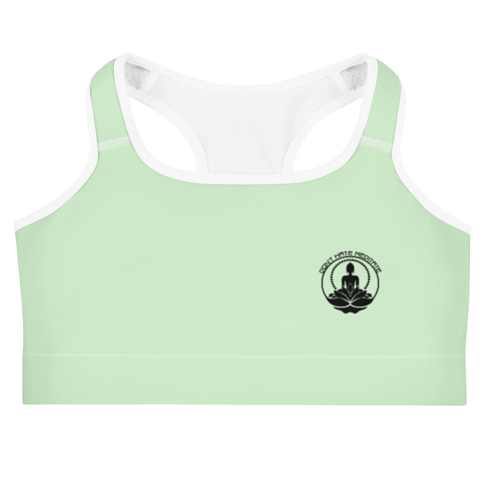DON'T HATE MEDITATE - Sports bra