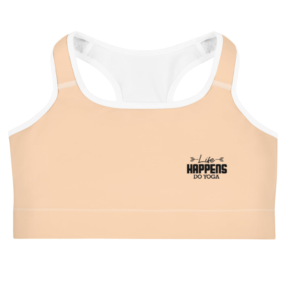 LIFE HAPPENS DO YOGA - Sports bra