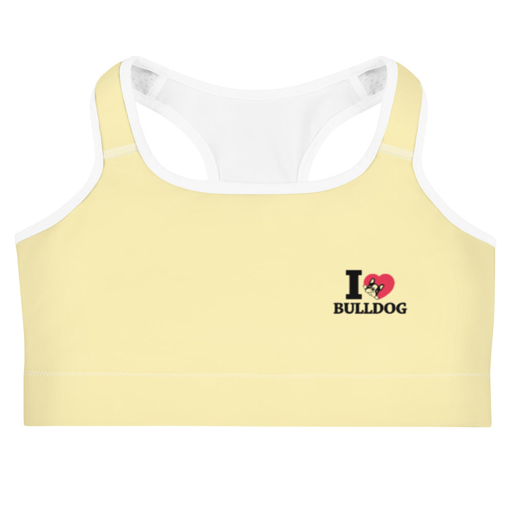 I LOVE BULLDOG - Sports bra