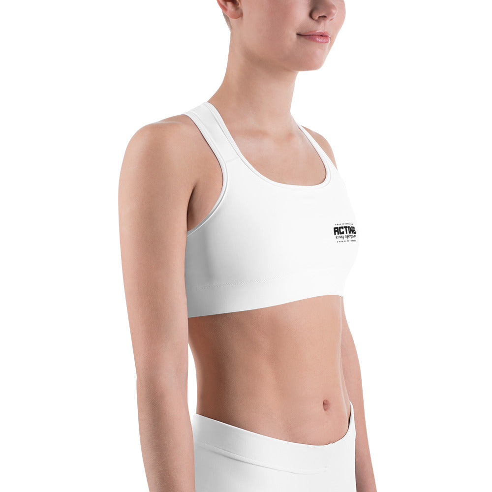 ACTING IS MY SUPERPOWER - Sports bra