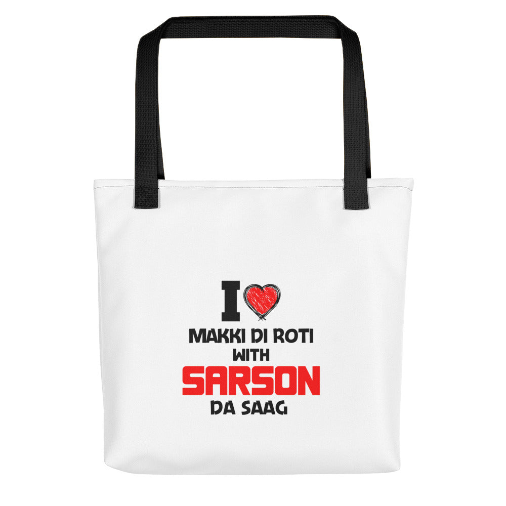 I LOVE MAKKI DI ROTI - Tote bag