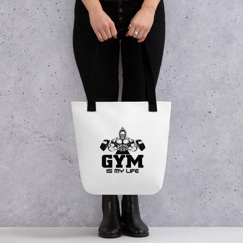 GYM IS MY LIFE - Tote bag
