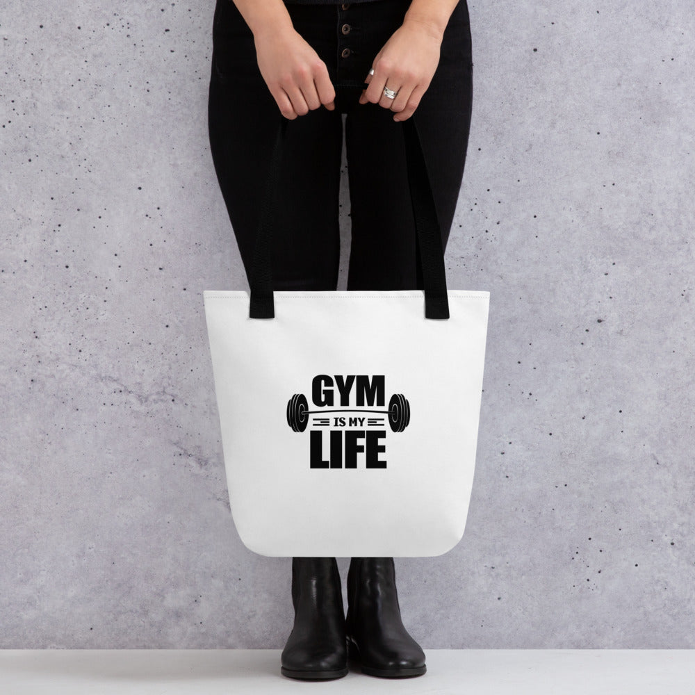 GYM IS MY LIFE - Tote bag