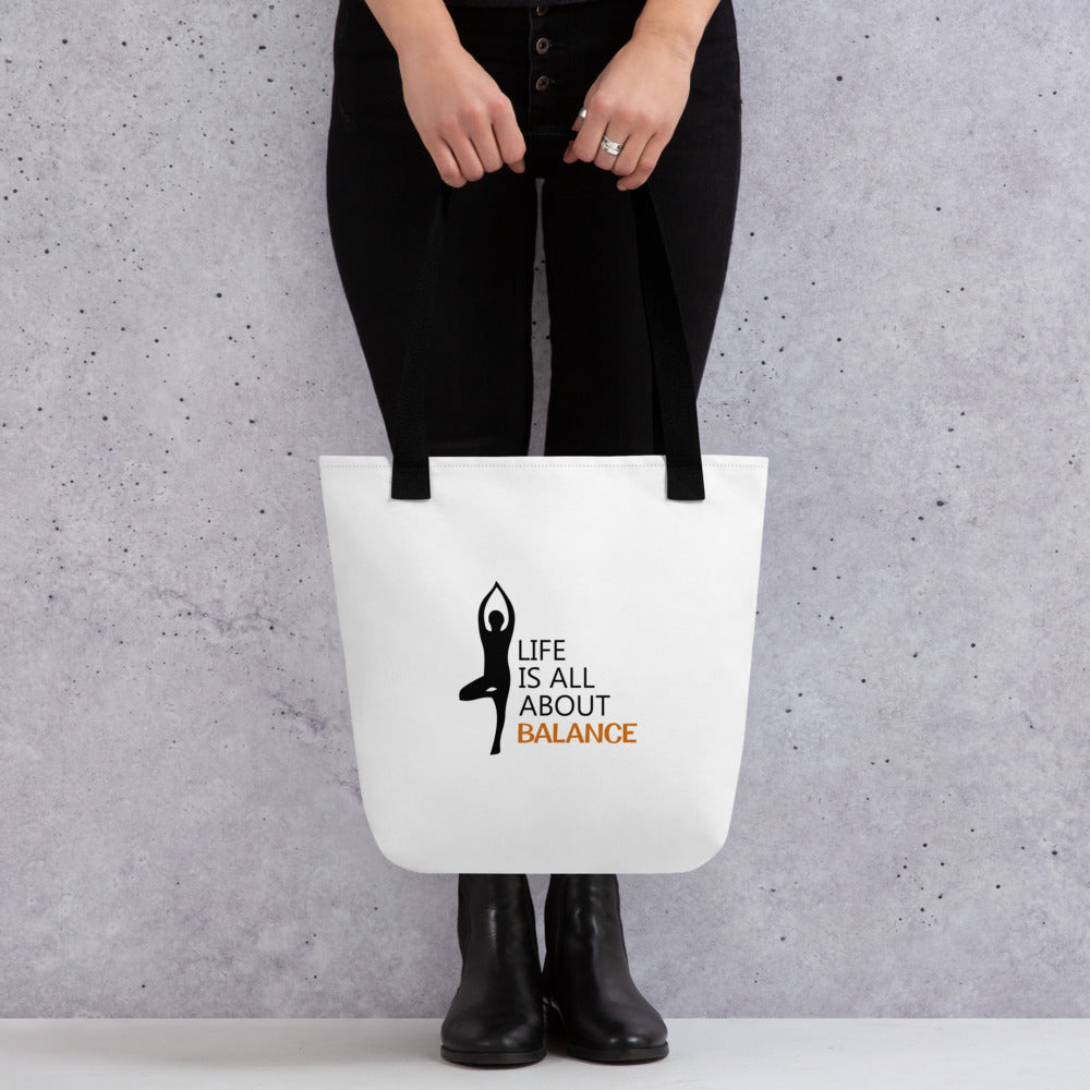 LIFE IS ALL ABOUT BALANCE - Tote bag