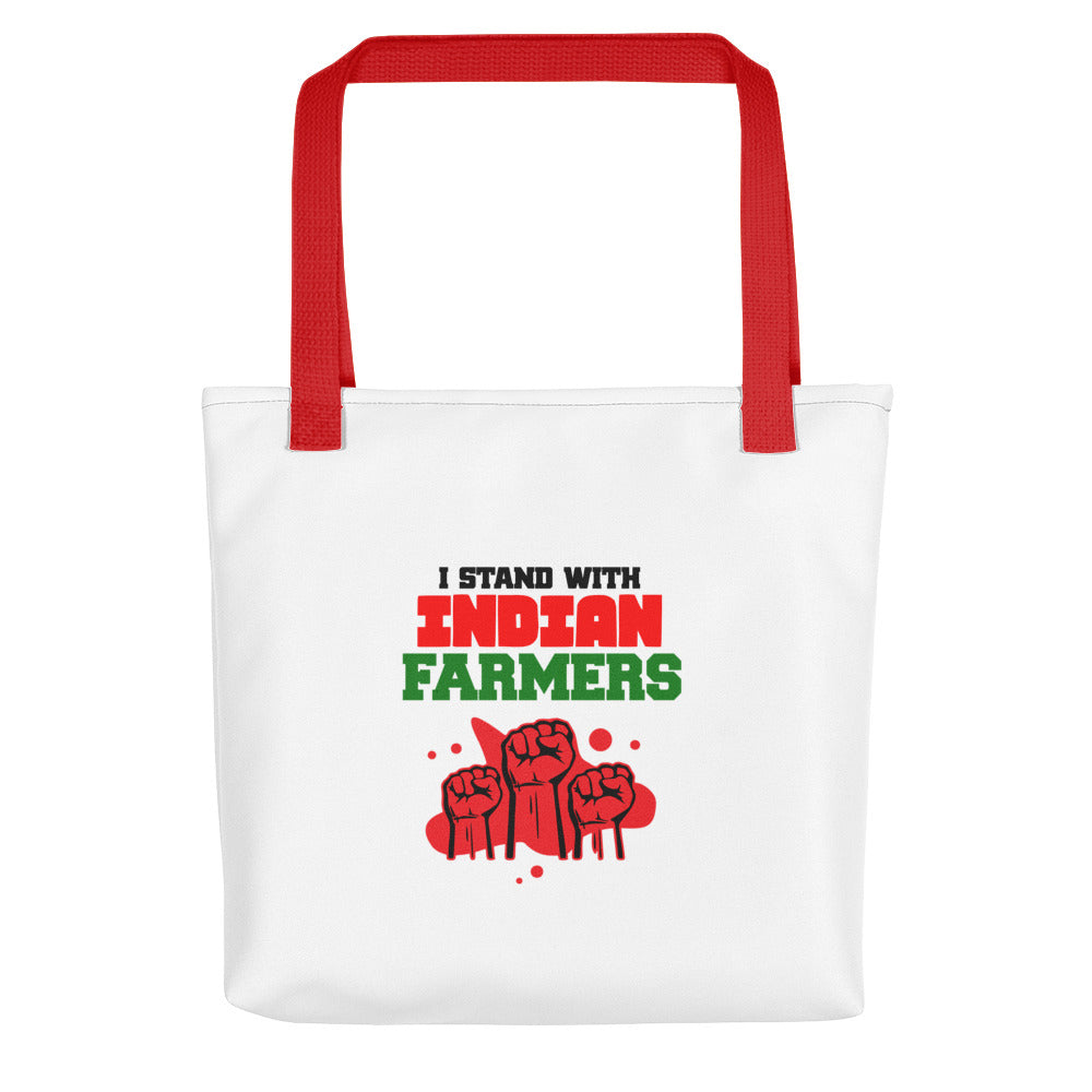 I STAND WITH INDIAN FARMERS - Tote bag