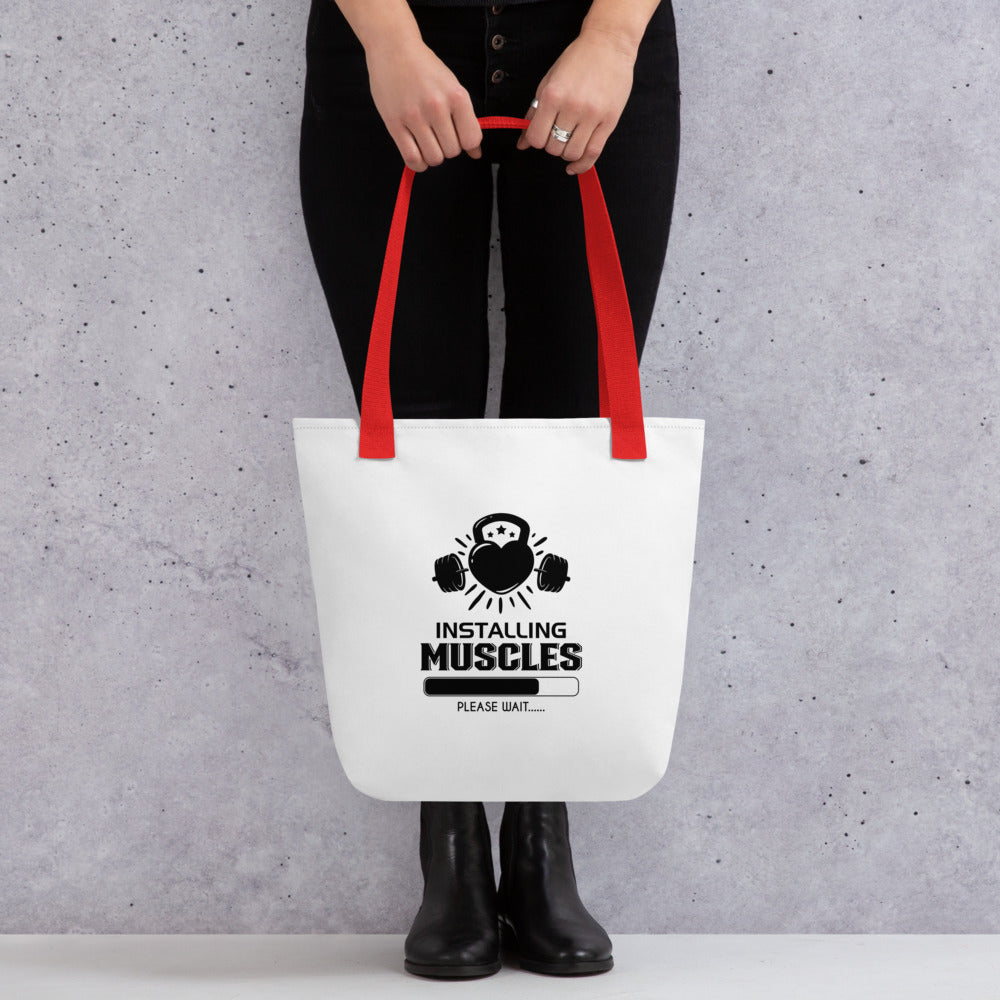 INSTALLING MUSCLES - Tote bag