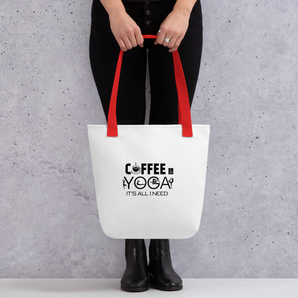 COFFEE YOGA IT'S ALL I NEED - Tote bag