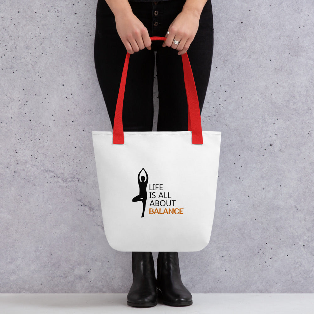 LIFE IS ALL ABOUT BALANCE - Tote bag