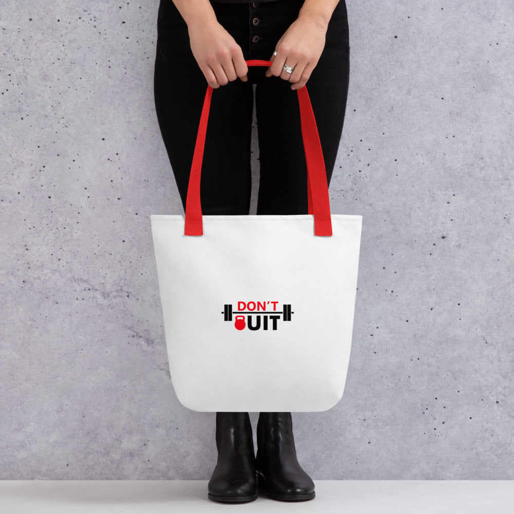 DON'T QUIT - Tote bag