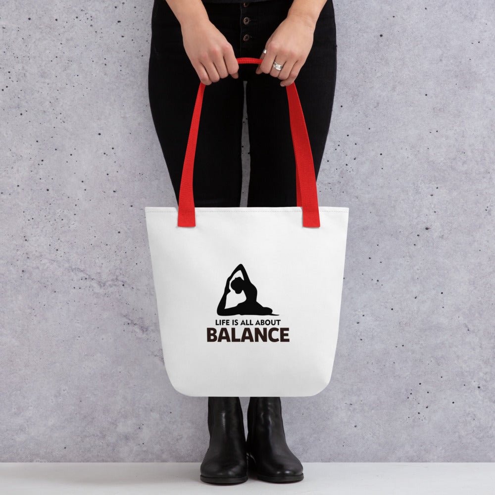 LIFE IS ALL ABOUT BALANCE - Tote bag