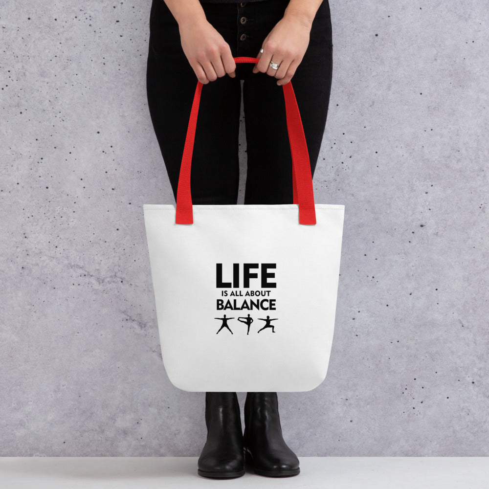 LIFE IS ALL ABOUT BALANCE - Tote bag