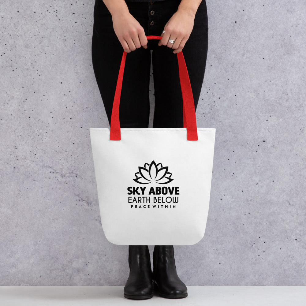 SKY ABOVE EARTH BELOW - Tote bag