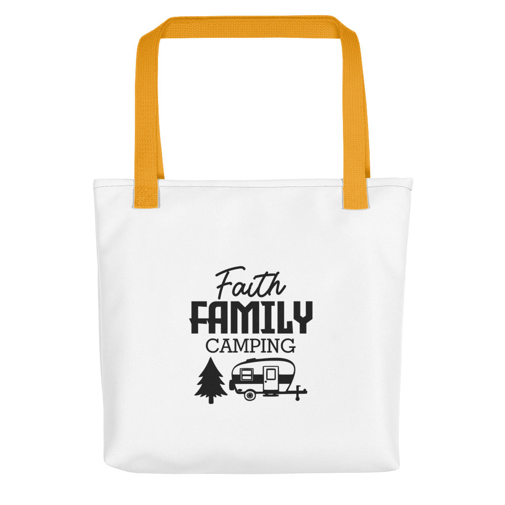 Family Camping- Tote bag