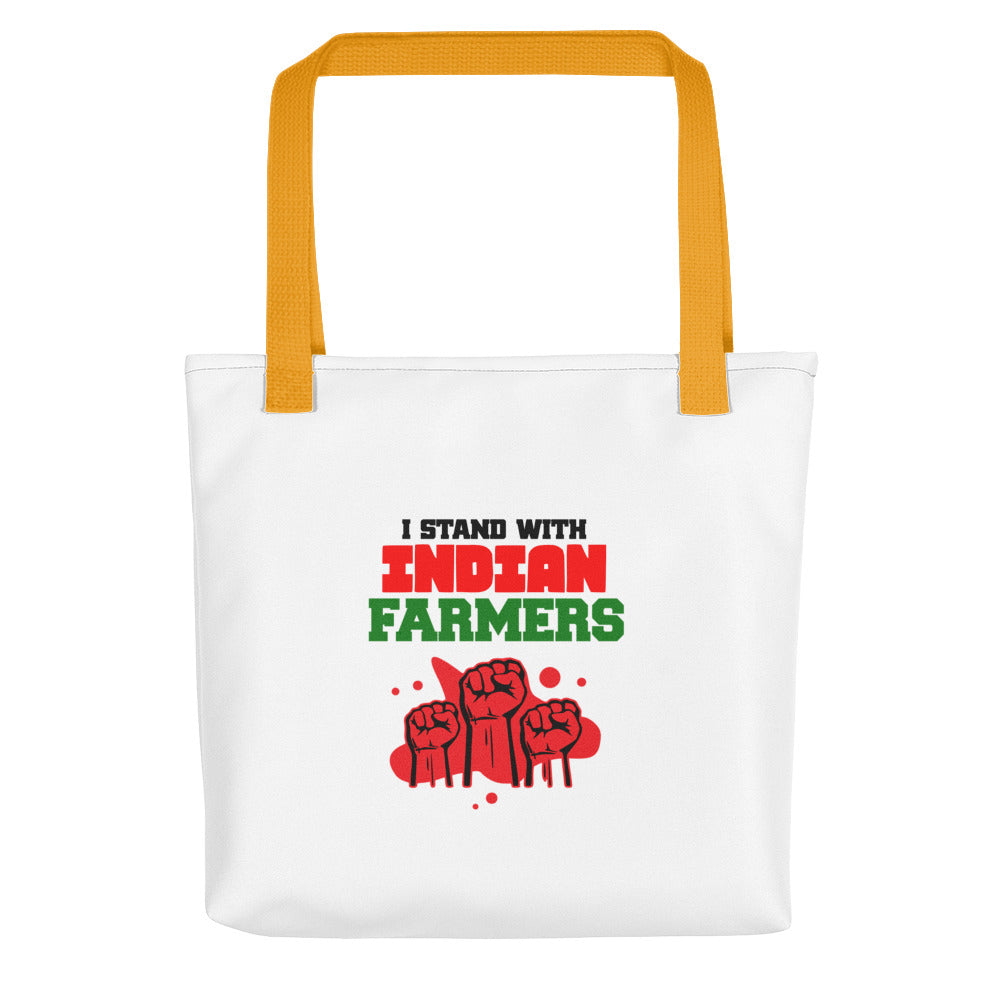 I STAND WITH INDIAN FARMERS - Tote bag