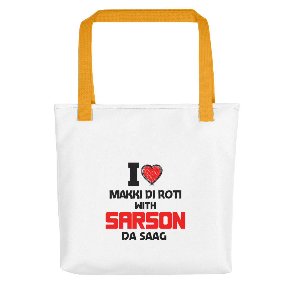 I LOVE MAKKI DI ROTI - Tote bag