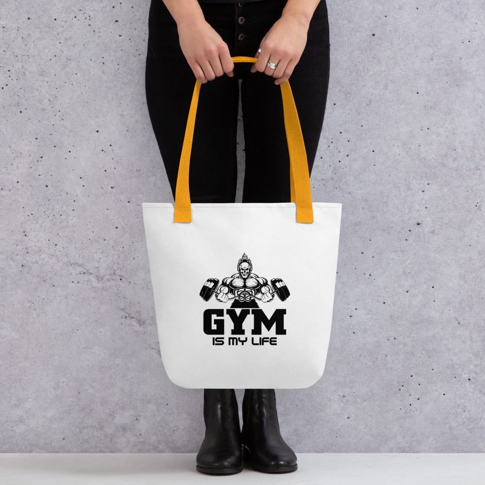 GYM IS MY LIFE - Tote bag