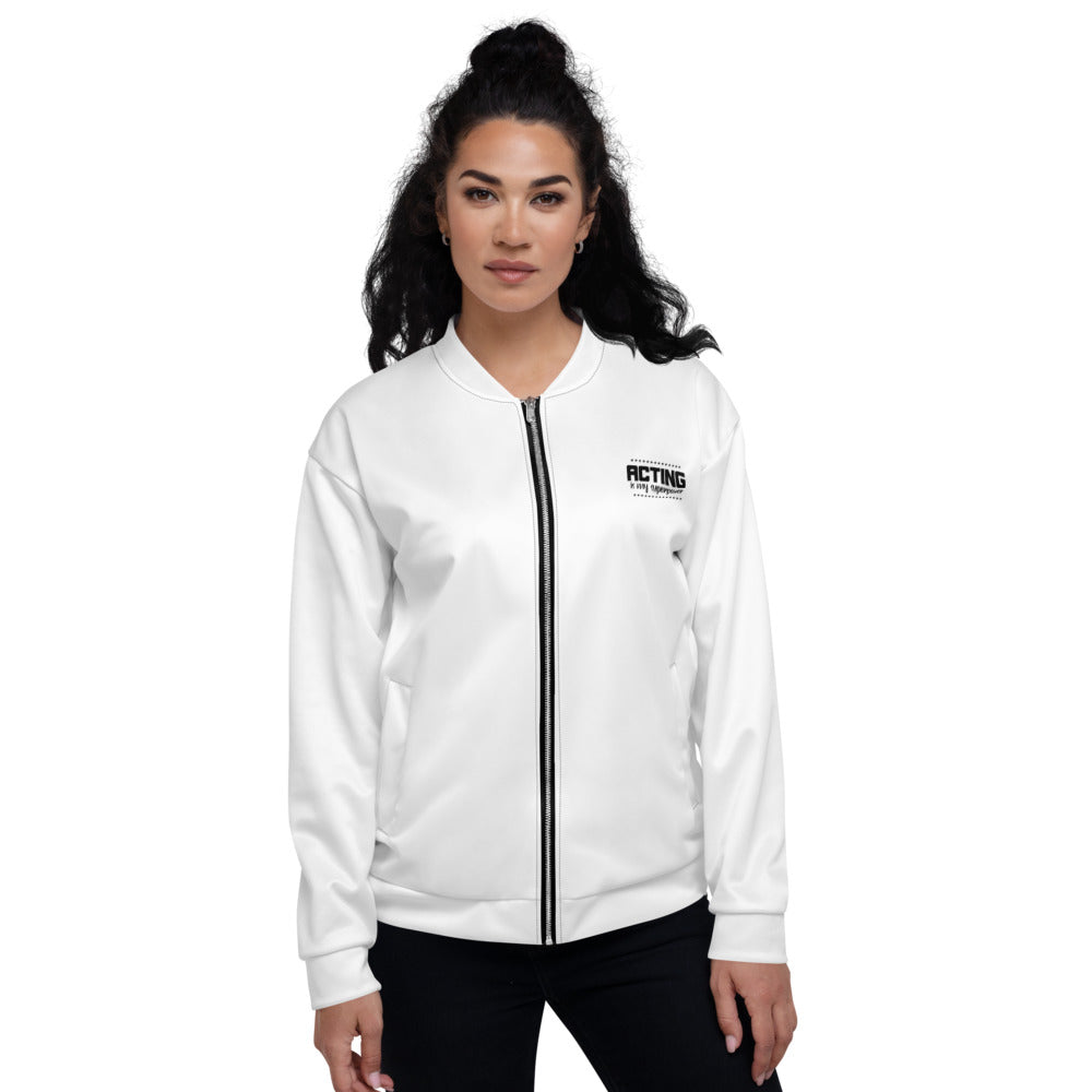 ACTING IS MY SUPERPOWER - Women's Bomber Jacket