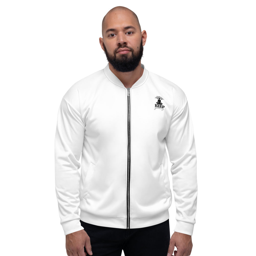 KEEP GROWING - Unisex Bomber Jacket