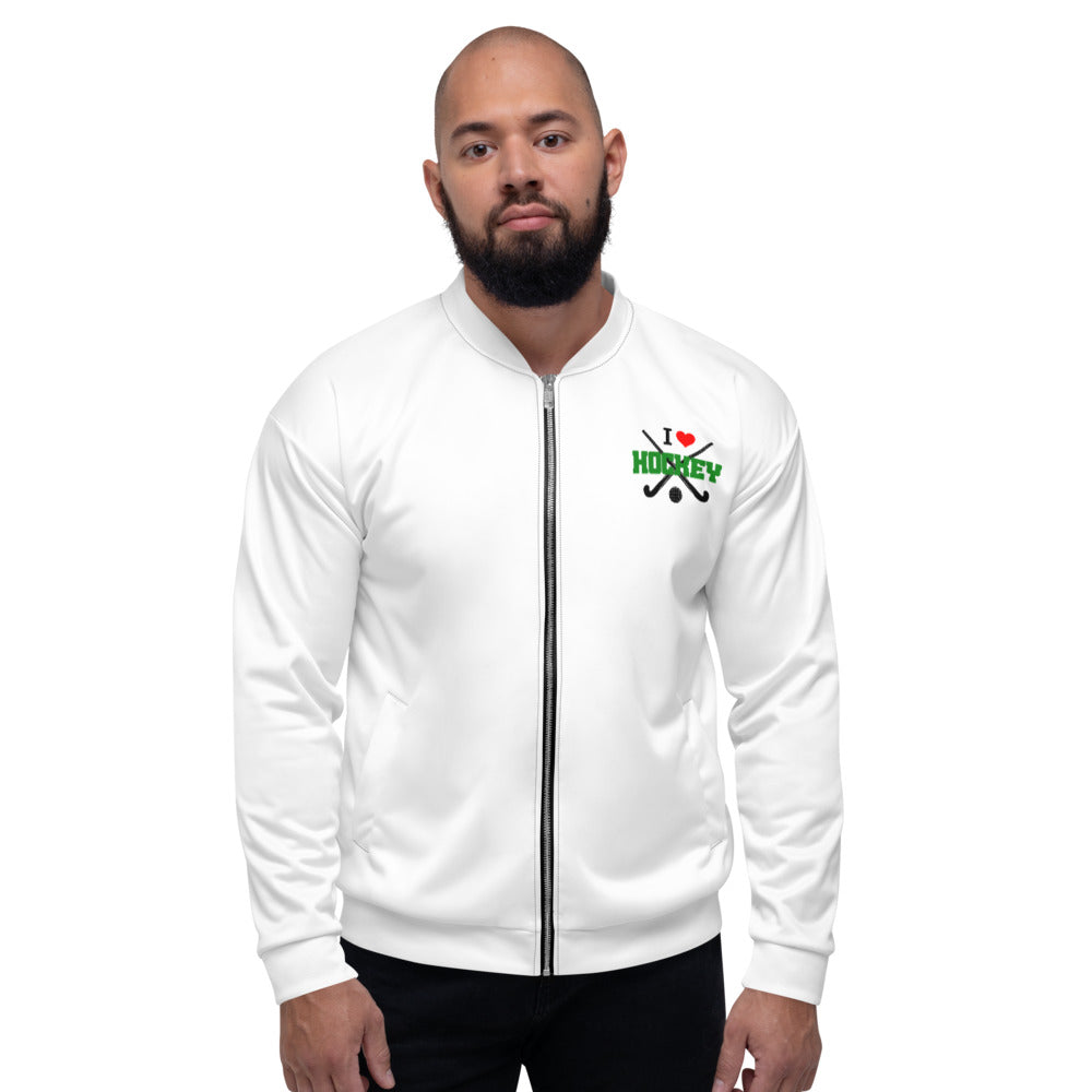 I LOVE HOCKEY - Unisex Bomber Jacket