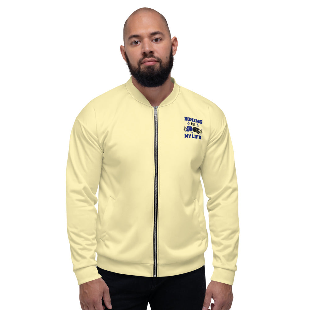 BOXING IS MY LIFE - Unisex Bomber Jacket