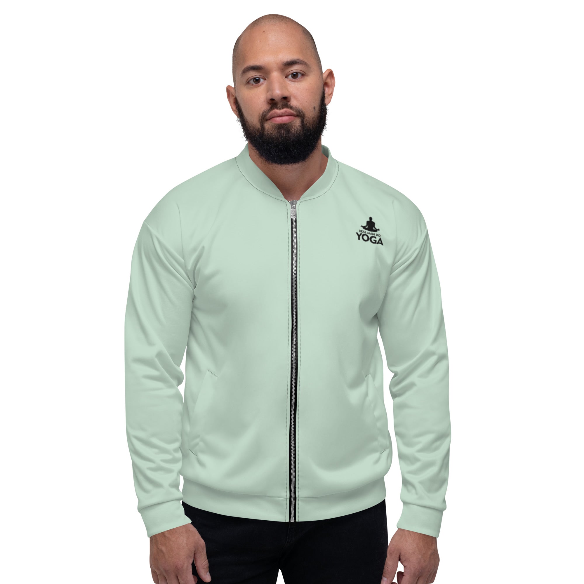 REAL MAN DO YOGA - Unisex Bomber Jacket