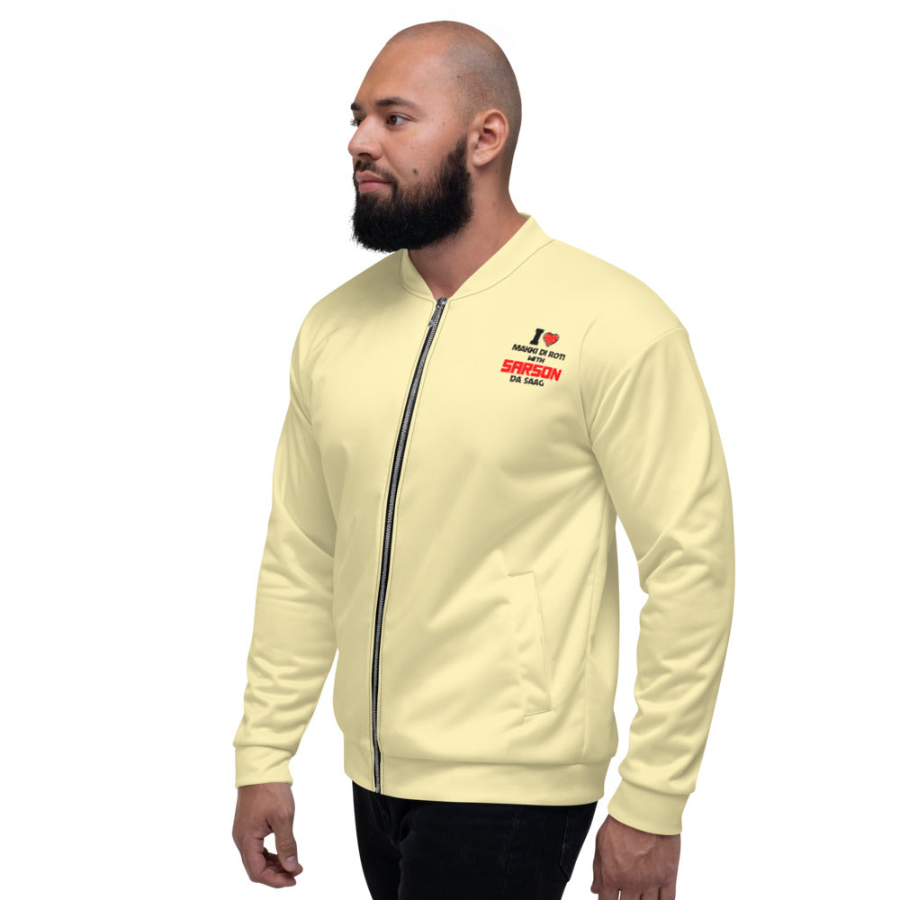 I LOVE MAKKI DI ROTI - Unisex Bomber Jacket