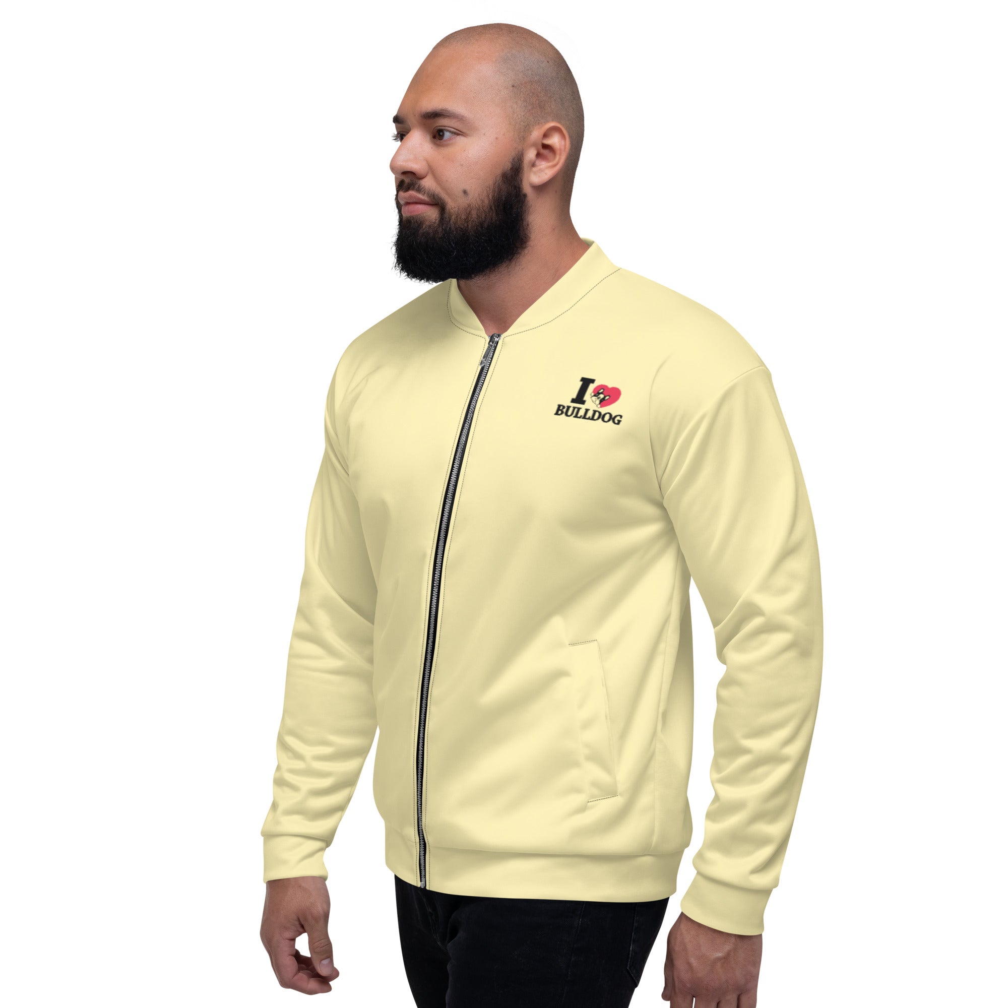 I LOVE BULLDOG - Unisex Bomber Jacket