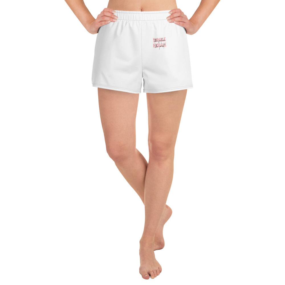 INHALE THE FUTURE EXHALE THE PAST - Women's Athletic Short Shorts