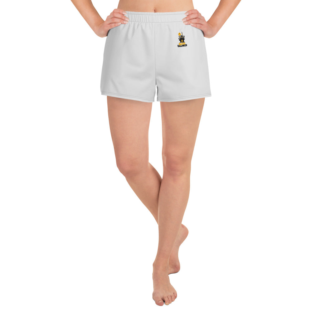 HAPPY HALLOWEEN - Women's Athletic Short Shorts