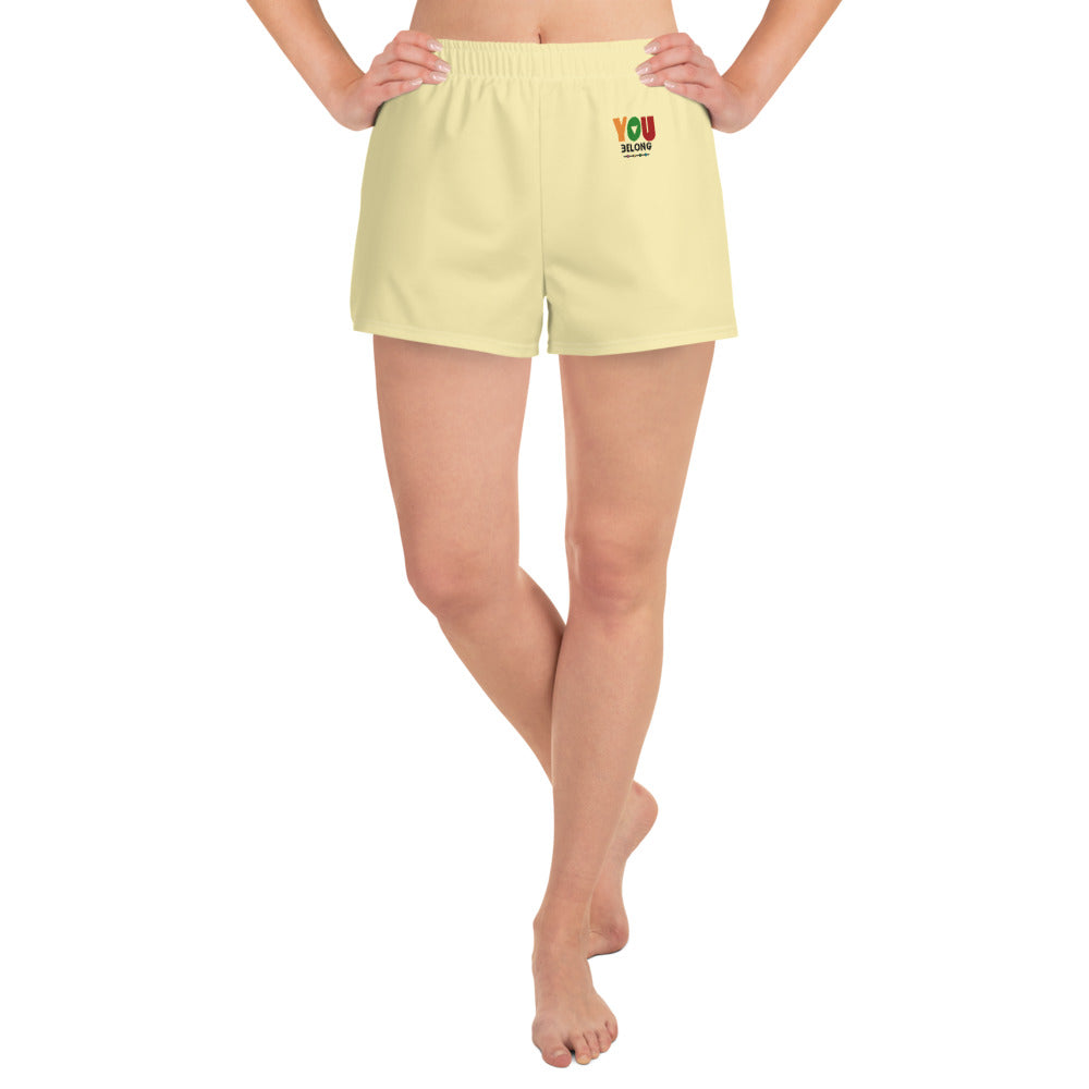 YOU BELONG - Women's Athletic Short Shorts