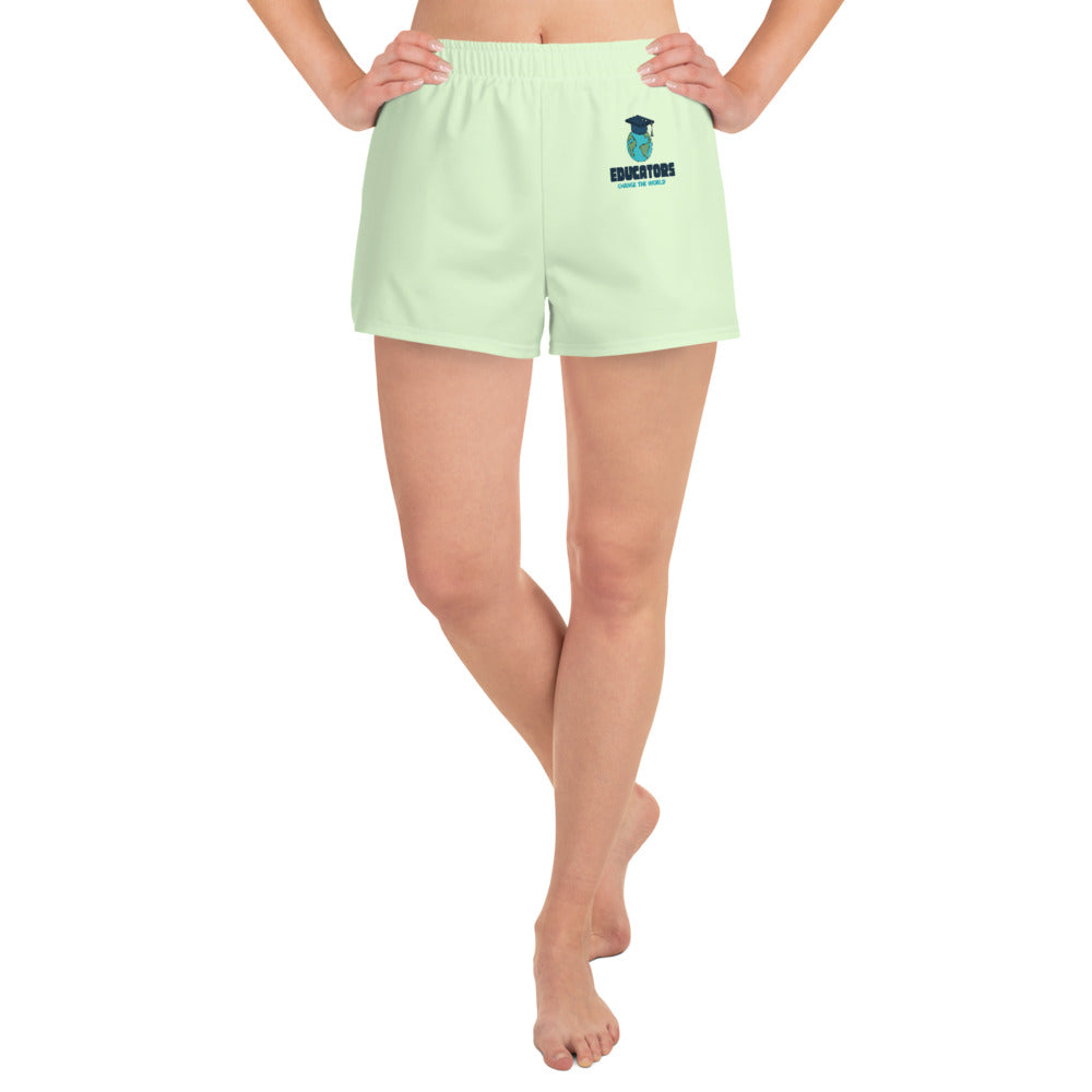 EDUCATORS CHANGE THE WORLD - Women's Athletic Short Shorts