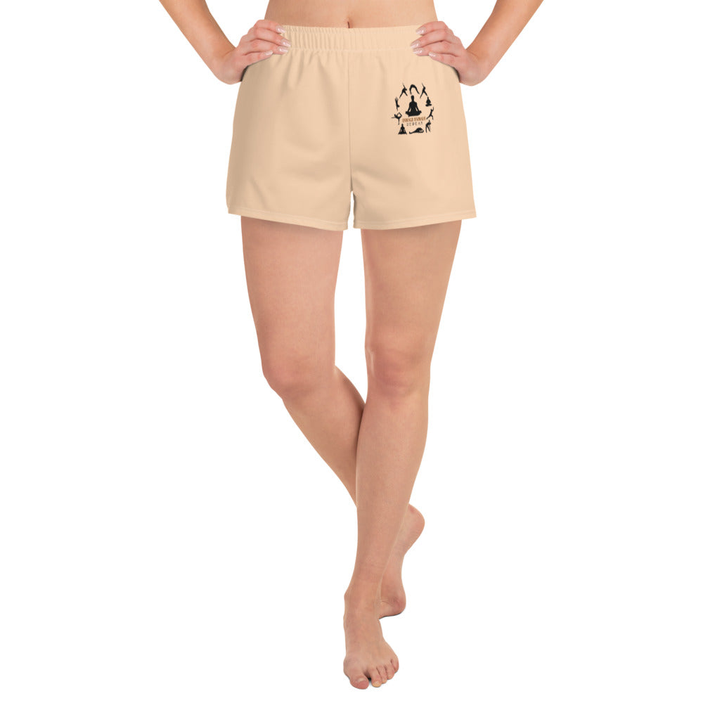 INHALE EXHALE REPEAT - Women's Athletic Short Shorts